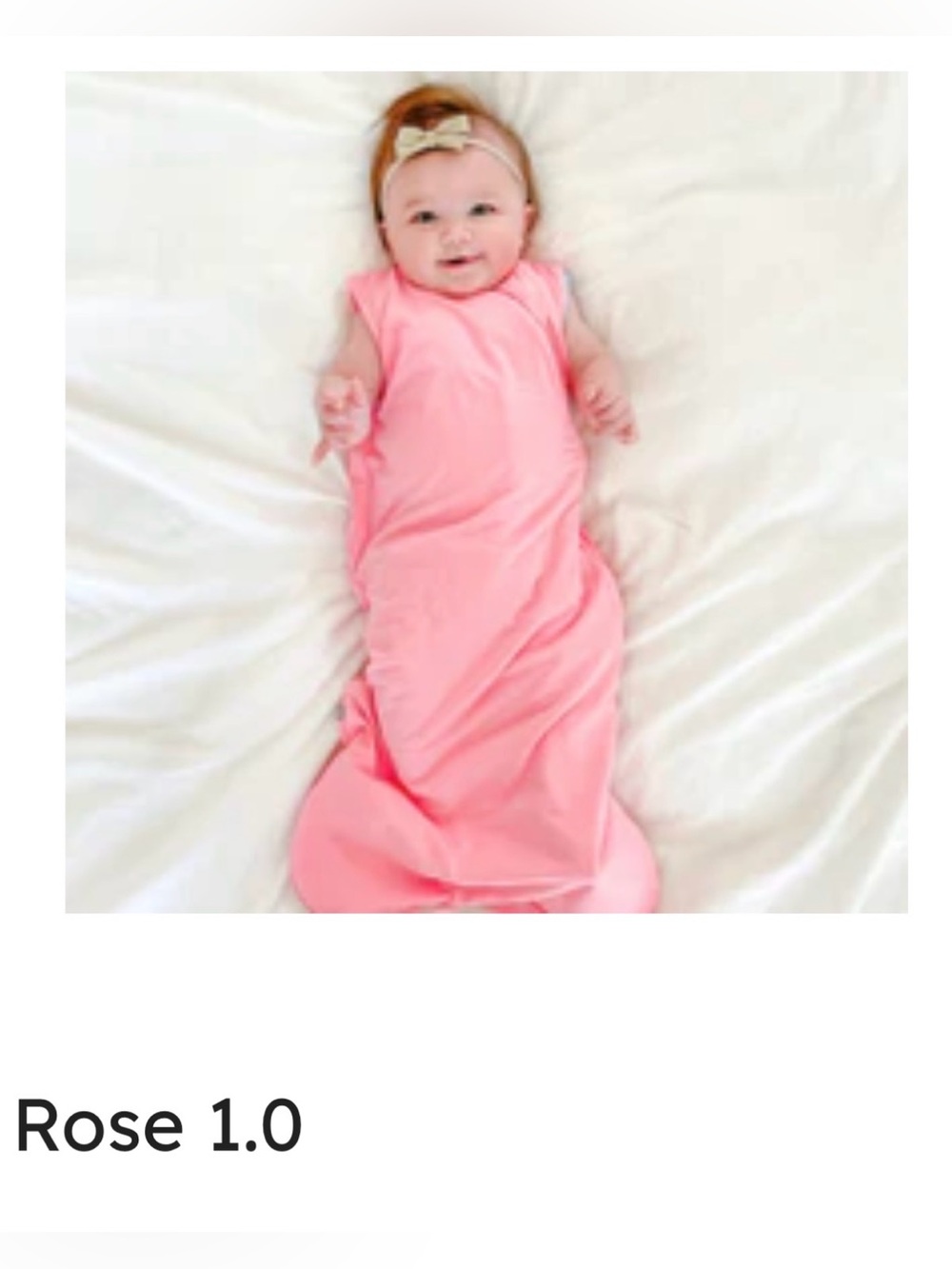 Retired Color- Kyte Baby Sleep Bag- size L, color- rose, TOG- 1.0